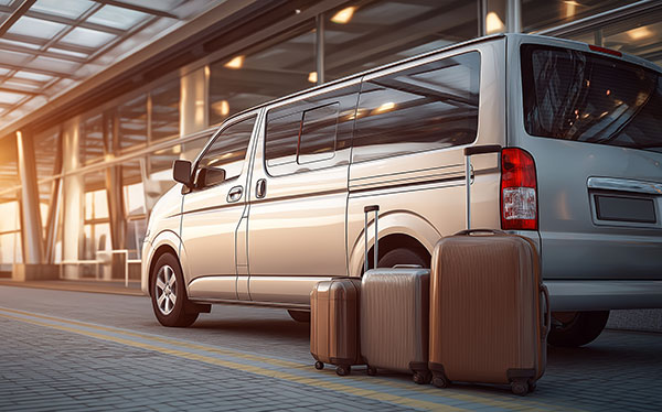 Flughafen Shuttle Bus